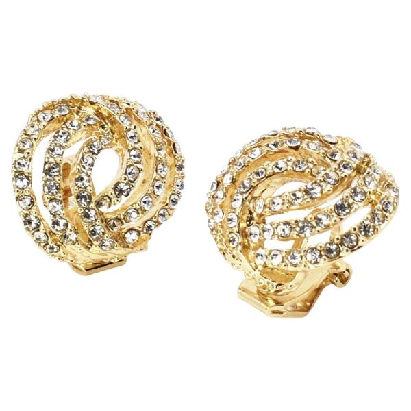 Swirl Clip On Earring