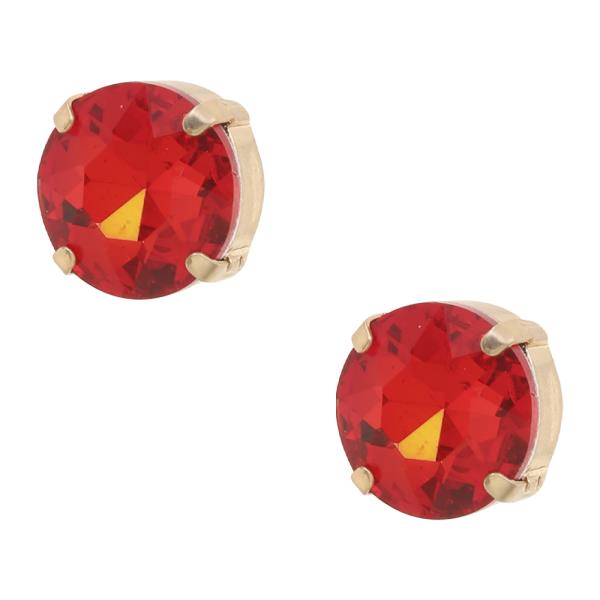RHINESTONE STUD EARRING
