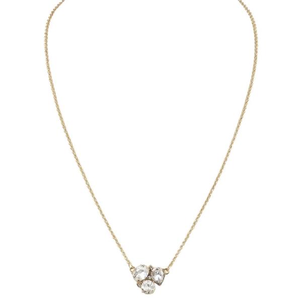 MULTI GLASS STONE NECKLACE