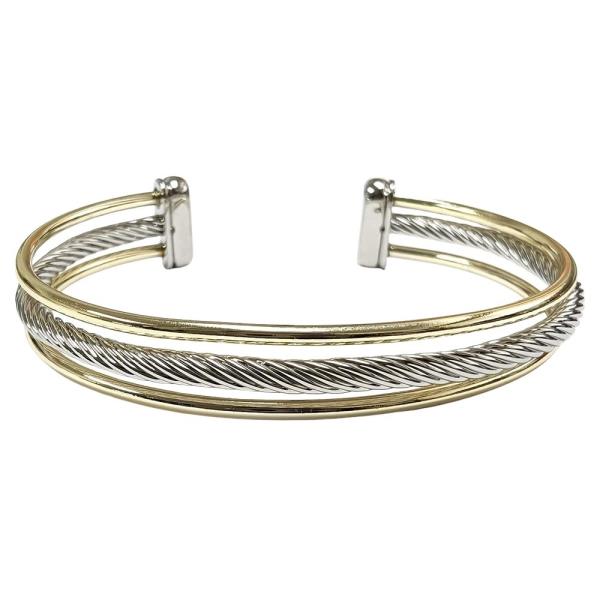 Triple Wire Rope Wire Bracelet