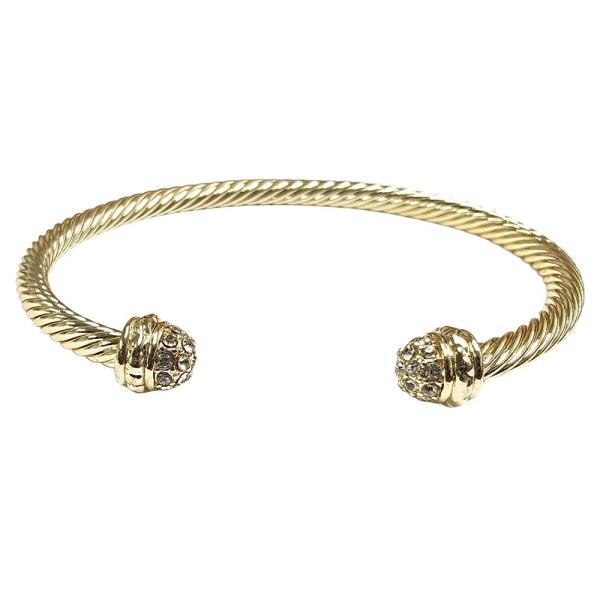 Glass Head Rope Wire Bracelet