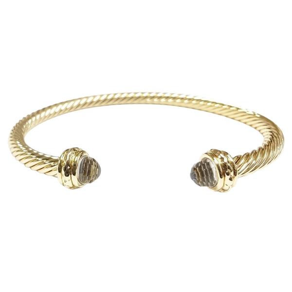 Glass Head Rope Wire Bracelet