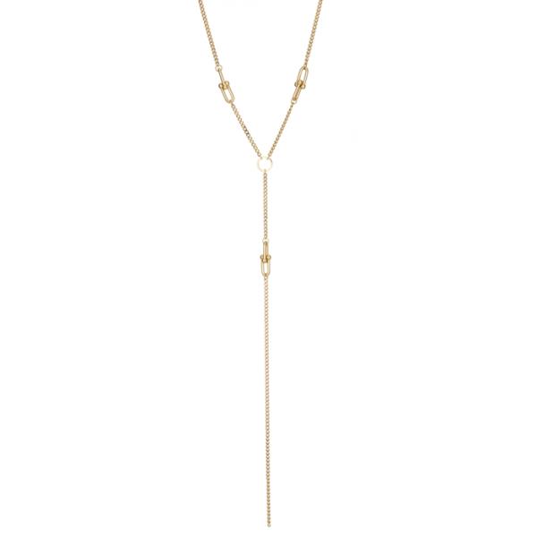 SECRET BOX Stainless Steel Long Y Necklace