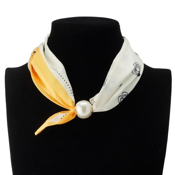 SECRET BOX SIMPLE SCARF PEAL MAGNETIC NECKLACE