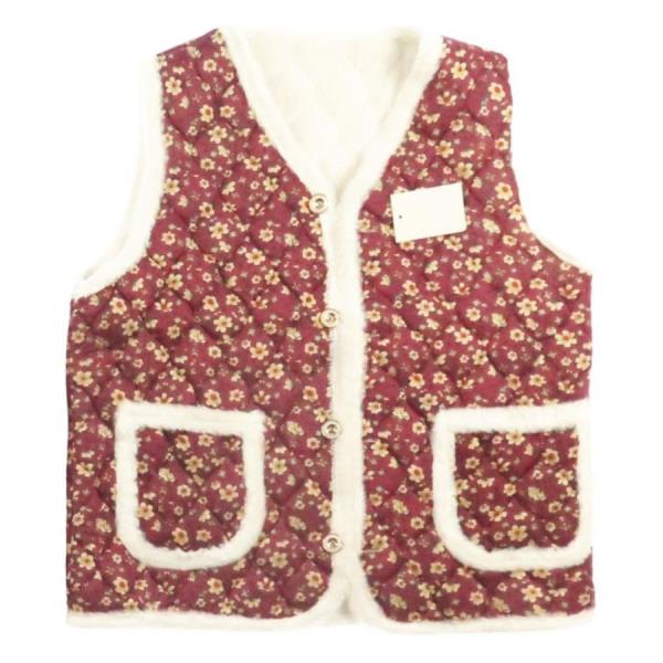 FLORAL QUILTED VEST