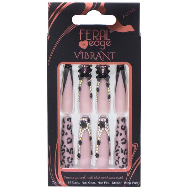 FERAL EDGE Design X Long Nail Decoration Set