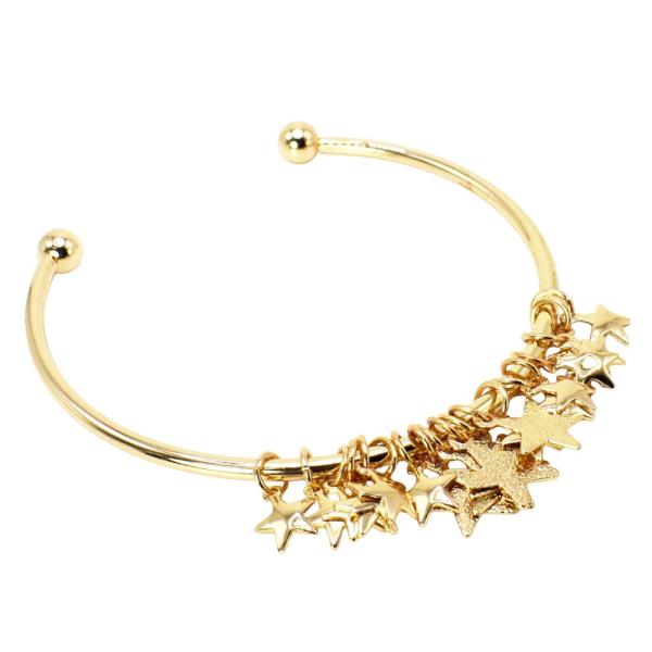 Star Charm Cuff Bracelet