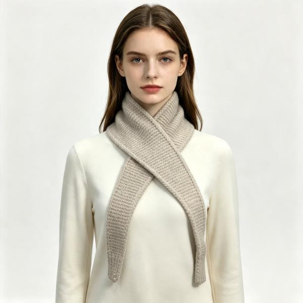 KNIT SOLID OBLONG SCARF