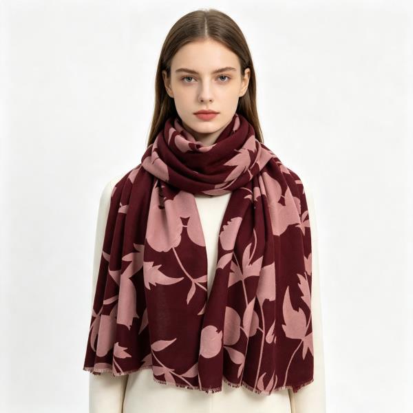 FLORAL PRINT LIGHTWEIGHT SCARF