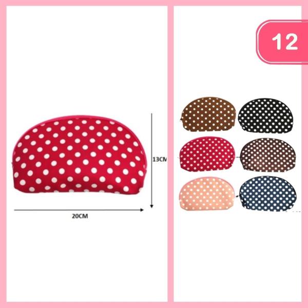 Polka Dot Coin Purse Pouch (12 Units)