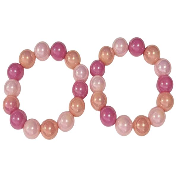 BALL BEADED STRETCH BRACELET SET