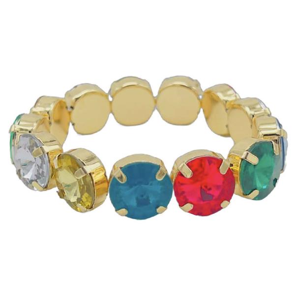 Stretch Rainbow Multi Color Bracelet