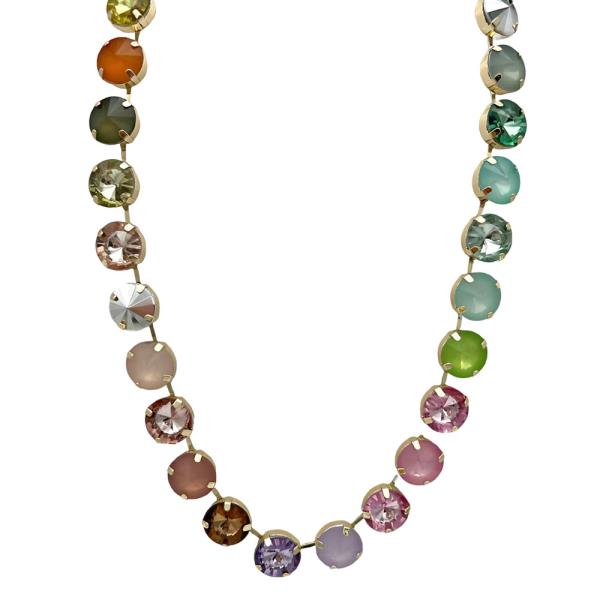 14mm Multi Glass Necklace