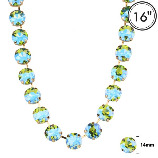 Rhinestone Tennis Necklace