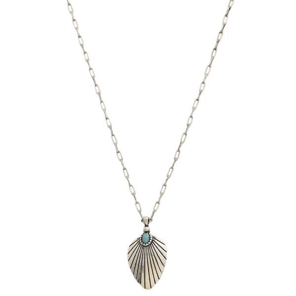 WESTERN TQ SUNBURST CONCHO NECKLACE