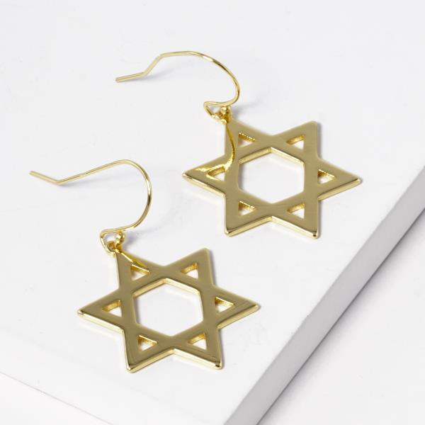 Star of David Dangle Earring