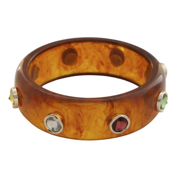 SDJ CRYSTAL STUD BANGLE BRACELET