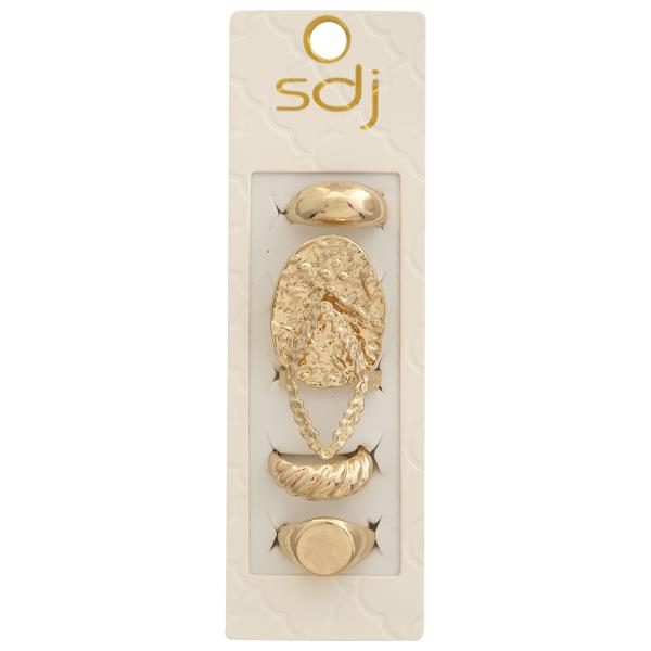 SDJ MIX ASSORTED MULTI RING SET