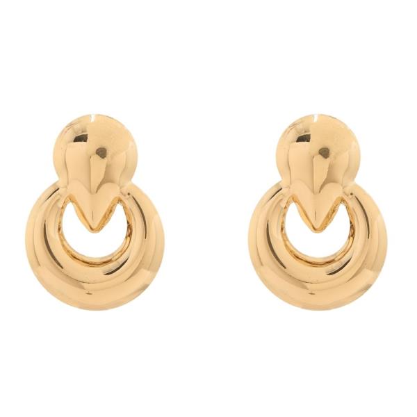 Interlocking Oval Post Earring