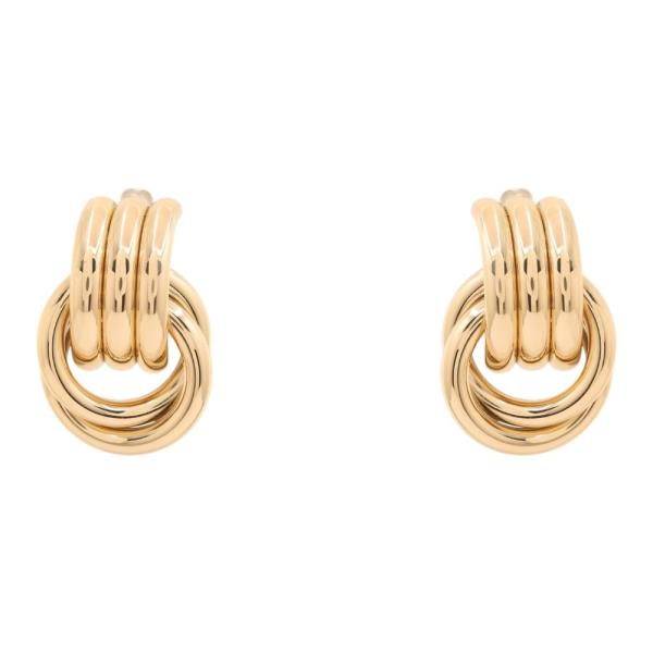 Triple Ring Link Post Earring