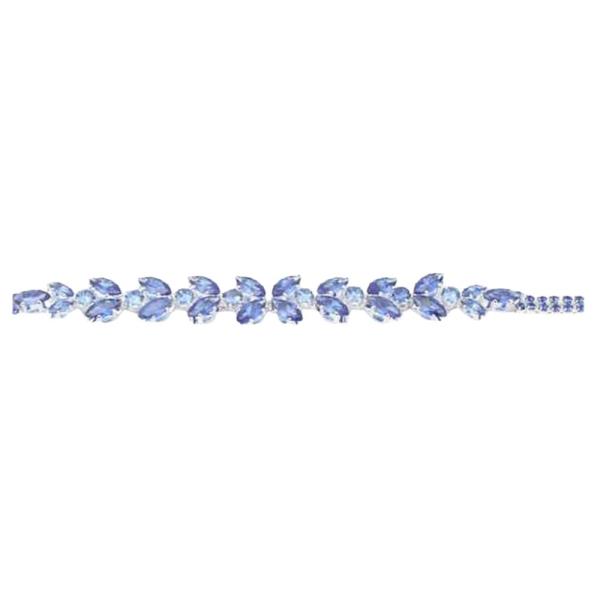 CZ Marquise Leaf Tennis Bracelet