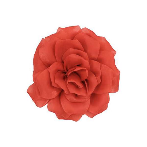 FABRIC ROSE BROOCH
