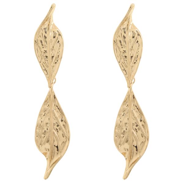 Linear Leaf Earring