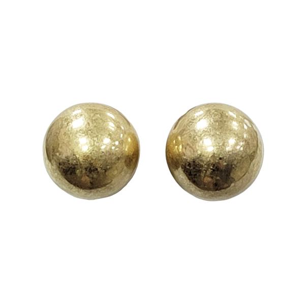 METAL 20MM BALL POST EARRING
