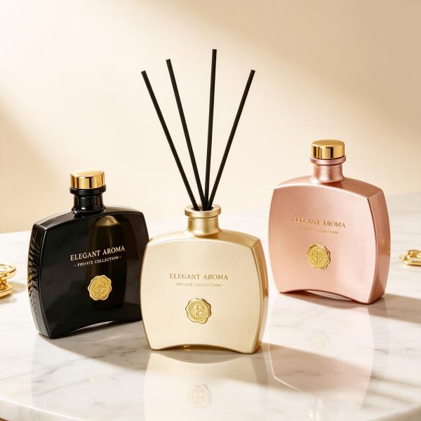 Luxury Curved Bottle Reed Diffuser