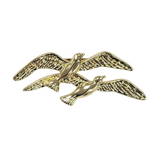 TWO BIRD PIN BROOCH