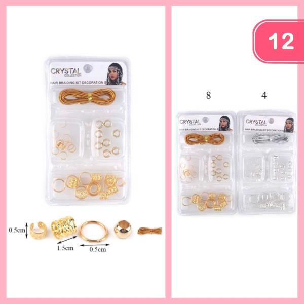 Hair Braiding Kit (12 Units)