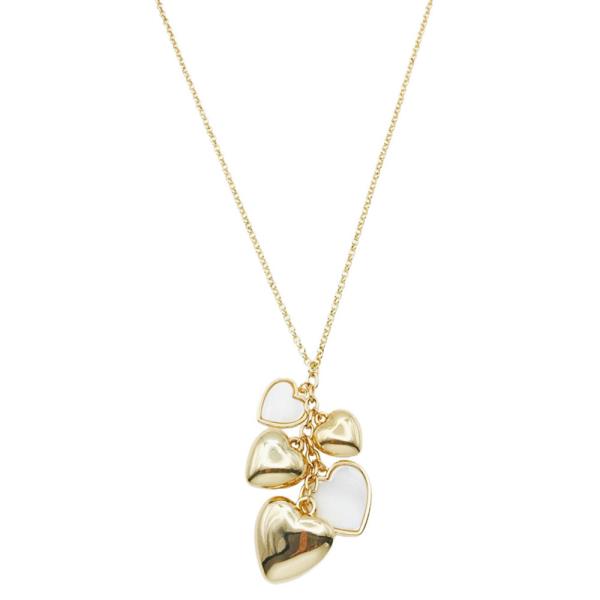 HEART MULTI CHARM NECKLACE