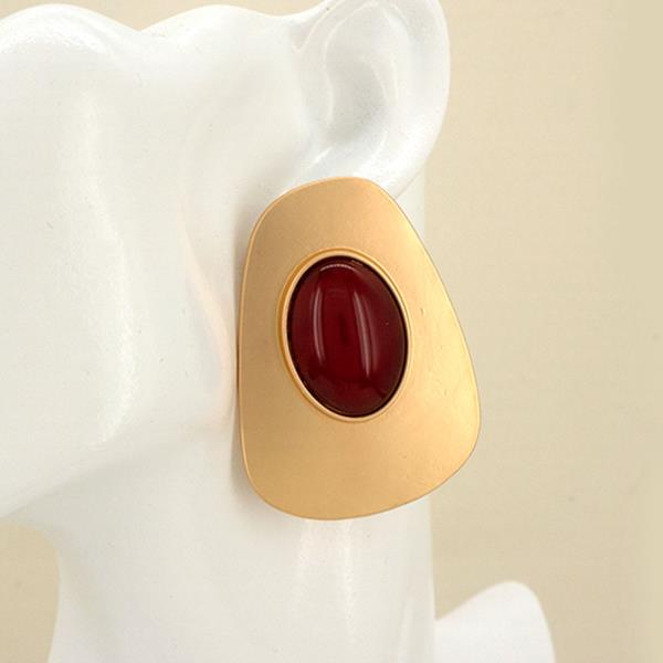 ENAMEL VAMPIRE BOW POST EARRING