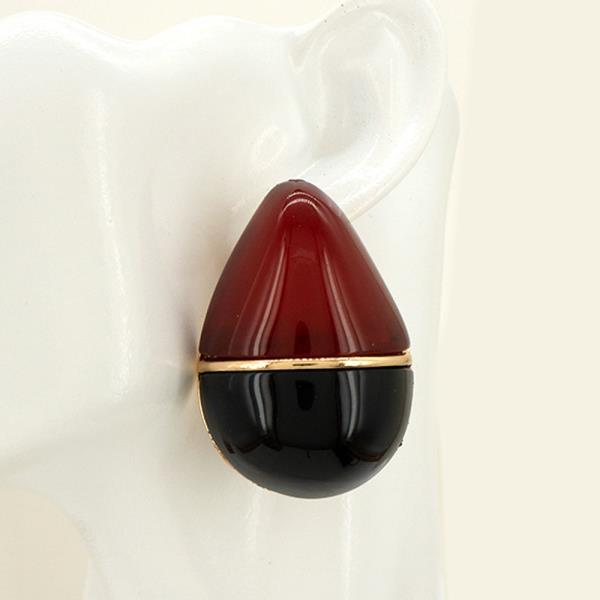 RESIN GEOMETRIC DROP POST EARRING