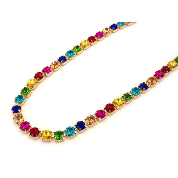 Rhinestone Tennis Necklace