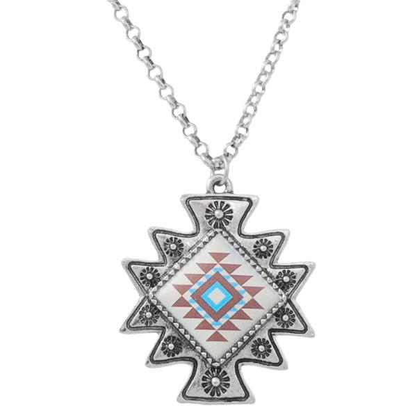 WESTERN AZTEK PENDANT NECKLACE