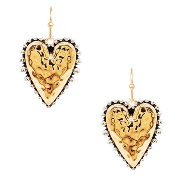 Western Heart Dangle Earring
