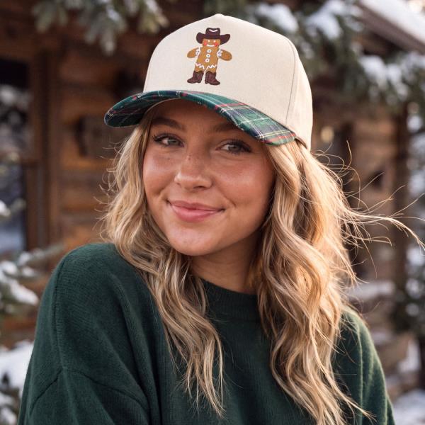 CC COWBOY GINGERBREAD MAN TRUCKER HAT