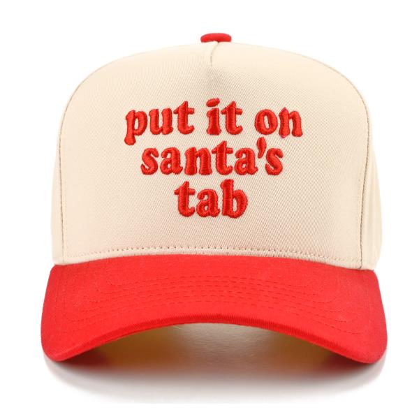 CC PUT IT ON SANTAS TAB TRUCKER HAT