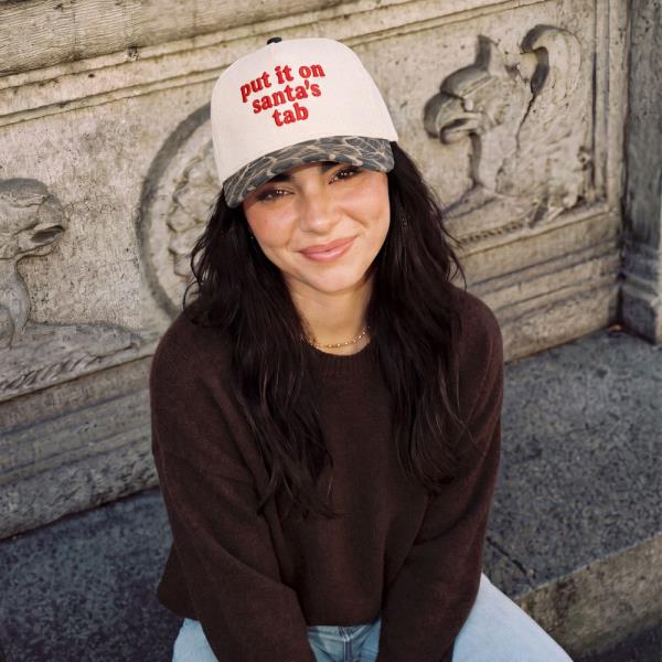CC PUT IT ON SANTAS TAB TRUCKER HAT