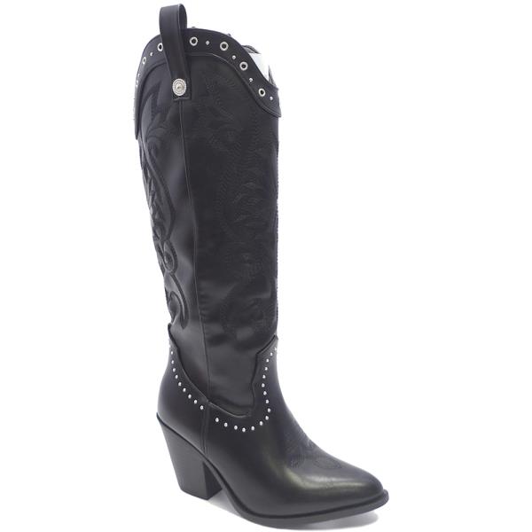 Western Stud Heel Boots (12 Pairs)