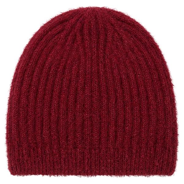 RIBBED KNIT BEANIE