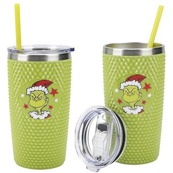 GRINCH STAINLESS STEEL TUMBLER