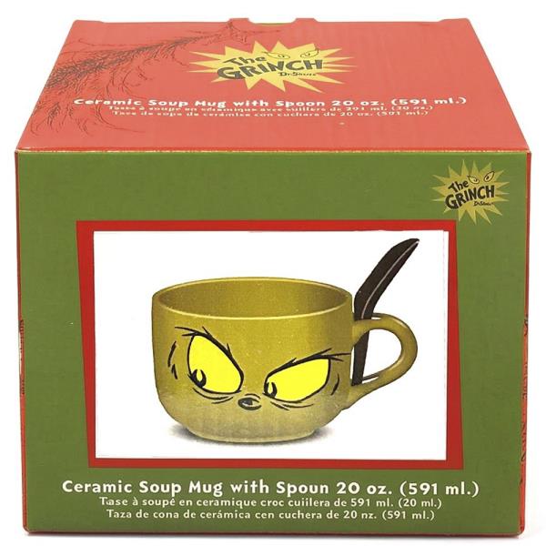 GRINCH CERAMIC SOUP MUG