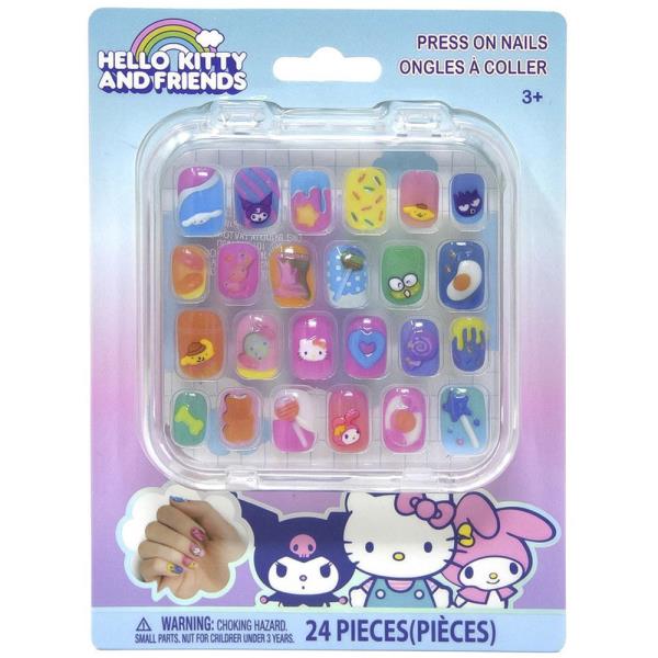 HELLO KITTY AND FRIENDS 24PC NAILS