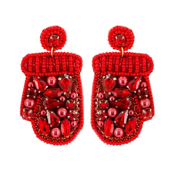 CHRISTMAS GLOVES EARRING