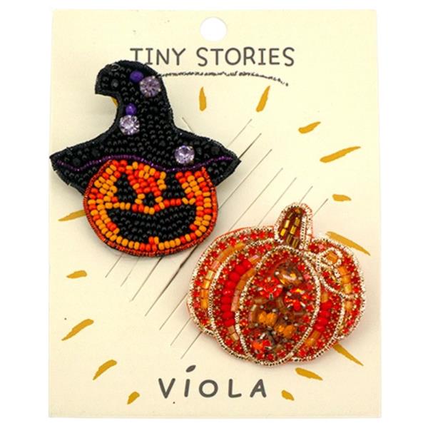 SEED BEAD HALLOWEEN PIN SET