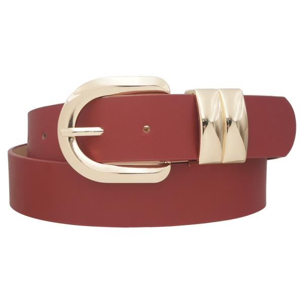 ROUNDED DOUBLE LOOP D RING BELT