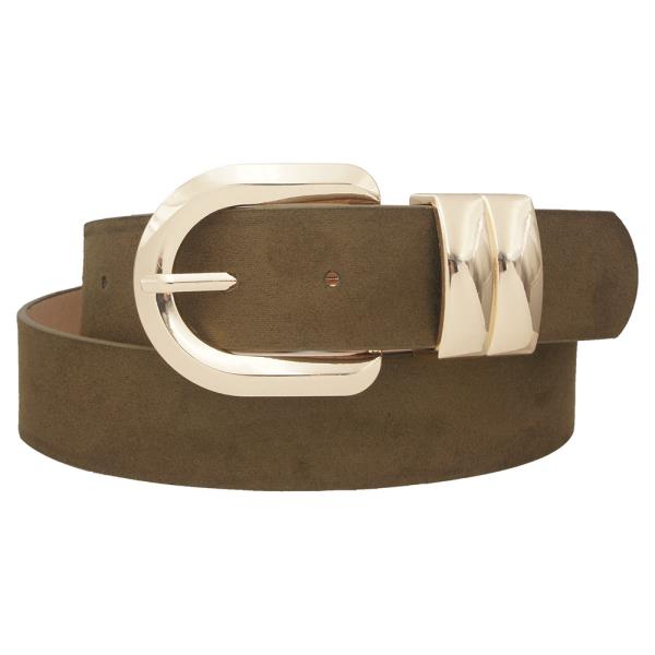 ROUNDED DOUBLE LOOP D RING BELT