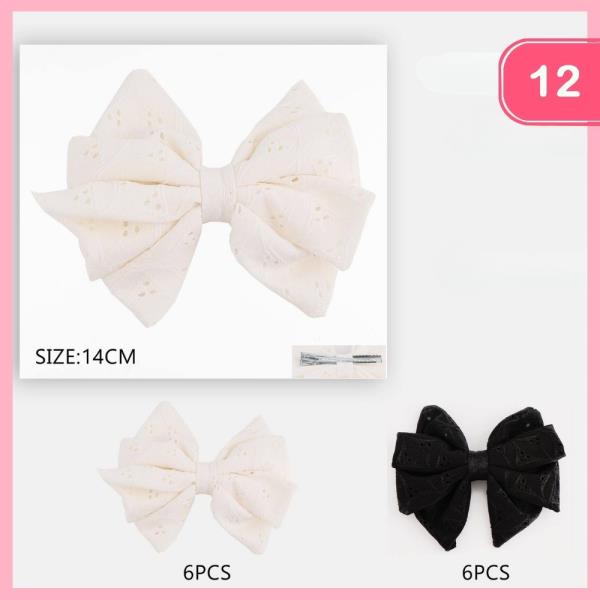 Hair Bow (12 Units)